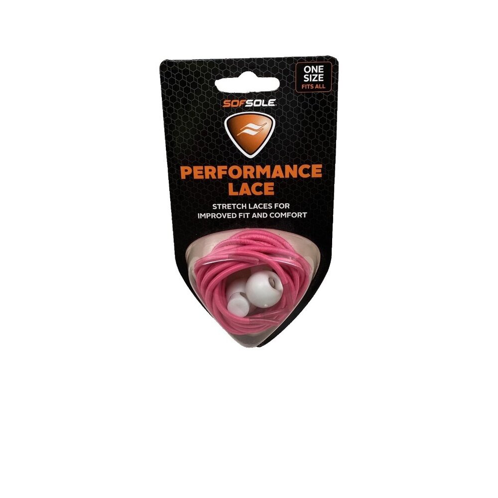 NEW SOF SOLE Shoes Laces Performance Lace Stretch One Size Fits All Pink
